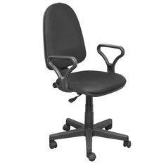 Кресло UP_Prestige жест.подл.Самба ткань чёрн C03/ТК1 No Brand