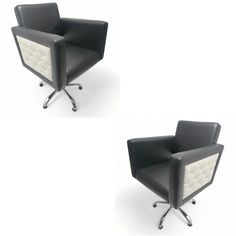 Парикмахерское кресло Рок, Гидравлика пятилучье, 2 кресла No Brand