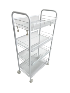 Тележка-этажерка косметологическая Fabric-stol LR202 45х26х63, белая