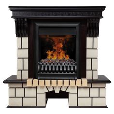 Электрокамин RealFlame Stone R STD/EUG AO-287 с очагом 3D Oregan