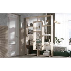 Стеллаж-перегородка Кристи, 1500х297х2036, Дуб сонома No Brand