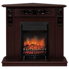 Электрокамин RealFlame Dominica Corner STD/EUG DN-F817 с очагом Fobos Lux Black