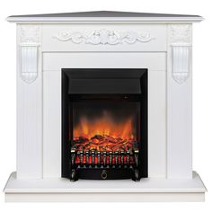 Электрокамин RealFlame Dominica Corner STD/EUG WTM-F511 с очагом Fobos Lux Black