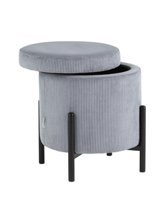 Пуф Дали велюр серый Stool Group