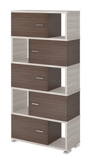 Стеллаж Мэрдэс СБ-30/5 Карамель/Шамони Merdes