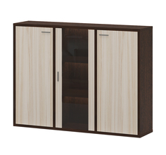 Стеллаж Мэрдэс СУ (Ш3В1)+2ФГ+1ФС Венге/Карамель Merdes