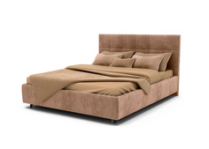 Кровать Greta с ПМ(с бельевым ящиком) Тк.Dumont 08 90x200 Askona