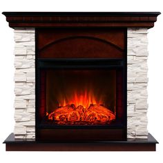 Электрокамин RealFlame Elford VR STD/EUG/25.5 AO-215 с очагом Evrika 25,5 LED