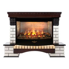 Электрокамин RealFlame Country VR 33/FS33W AO-215 с очагом 3D Firestar 33