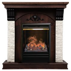 Электрокамин RealFlame Corfino R STD/EUG NT-F316 с очагом 3D Olympic