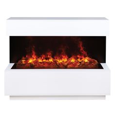 Электрокамин RealFlame Modern R CST 1000 WT-P511 с очагом 3D Cassette 1000 дрова