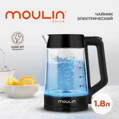 Чайник электрический Moulin Villa MV EK-001 1.8 л черный