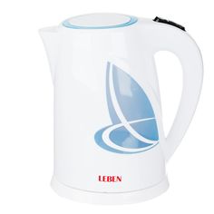 Чайник электрический LEBEN 475-124 1.8 л белый