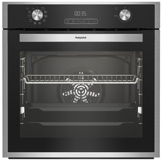 Встраиваемый электрический духовой шкаф HotPoint FE9 831 JSH IX черный, серый