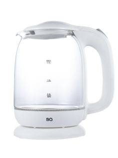 Чайник электрический BQ KT1830G 1.7 л белый, прозрачный