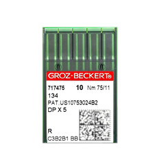 Игла DPx5 (134) №75 Groz-Beckert для промышленной швейной машины