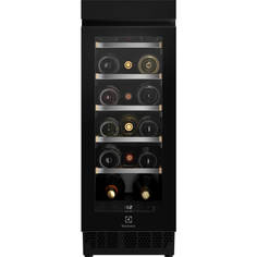 Встраиваемый винный шкаф Electrolux EWUS018B7B черный