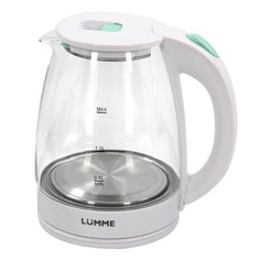Чайник электрический LUMME LU-160 2 л белый, прозрачный