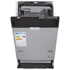 Встраиваемая посудомоечная машина Zigmund & Shtain DW 129.4509 X, 45 см, серый металлик