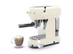 Рожковая кофеварка Smeg ECF01CREU бежевый