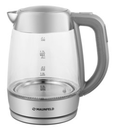 Чайник электрический MAUNFELD MFK-6111G 1.7 л серебристый