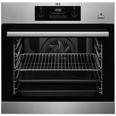 Встраиваемый электрический духовой шкаф AEG BEB351110M серебристый