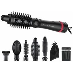 Фен-щетка Rowenta CF635LF0 800 Вт черный