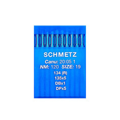 Иглы для промышленных швейных машин DPx5 (134) R №120 SCHMETZ толстая колба