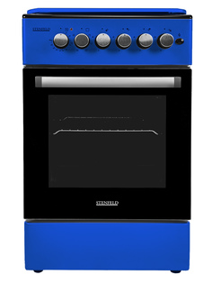 Комбинированная плита STENFELD T541GEF-02 BLUE голубой