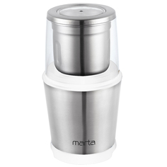 Кофемолка Marta MT-CG2179A белая, серебристая