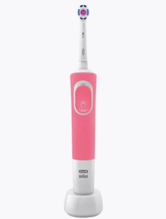 Электрическая зубная щетка Oral-B Vitality D100.413 3D Pink розовая