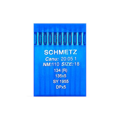 Иглы DPx5 (134) R №110 Schmetz для промышленных швейных машин толстая колба