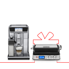 Комплект DeLonghi кофемашина ECAM650.85.MS + мультигриль CGH1012D Delonghi