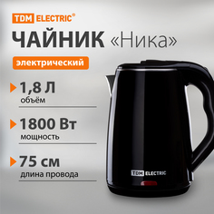 Чайник электрический TDM ELECTRIC "Ника" SQ4001-0003 1.8 л черный