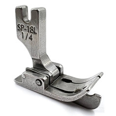 Лапка SP-18L 6,4мм для отстрочки с левым ограничителем для промышленных швейных машин No Brand