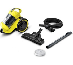 Бытовой пылесос Karcher Vc 3 Floor, пылесос, черный/желтый, желтый, черный