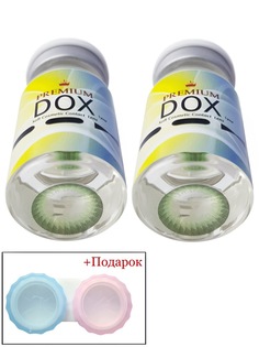 Цветные контактные линзы DOX K2011 GREEN 0.00+Container;BC:8.6;DIA:14.2 2 Линзы+контейнер