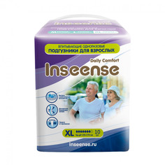 Подгузники для взрослых Inseense Daily Comfort XL 120-170 см 10 шт