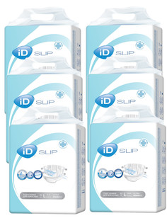 Подгузники для взрослых iD Slip Basic L, 6х10шт