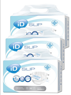 Подгузники для взрослых iD Slip Basic M, 3х30шт