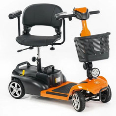 Кресло-коляска с электроприводом MET Explorer MT-14 оранжевый 17438 МЕТ