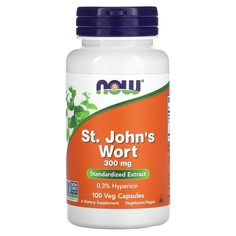 Экстракт зверобоя NOW St Johns wort 300мг 100 капсул