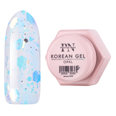 Гель для дизайна ногтей Patrisa Nail KOREAN GEL Opal камифубуки, 5 г