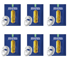 Маска NO:HJ для лица ночная увлажняющая внутриклеточная хлопковая BOTANICAL, 6 шт Nohj