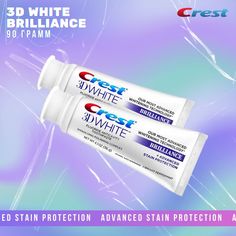 Зубная паста Crest 3D Brilliance Advanced Stain Protection отбеливающая, 90 г