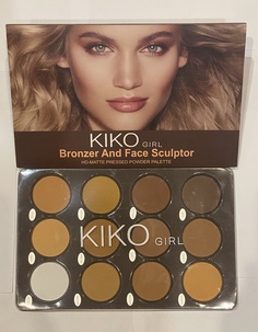 Палетка бронзер и скульптор для лица Kiko Milano Bronzer and Face Sculptor
