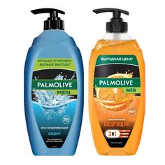 Набор мужских гелей для душа Palmolive MEN Спорт 750 мл Цитрусовый Заряд Бодрящий 750 м