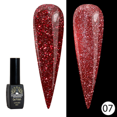Гель лак Disco Gel Shine Spectrum Global Fashion светоотражающий 07 8 мл