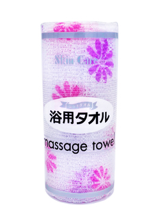 Мочалка ShinYoung массажная полотенце для очищения кожи Body Healthy Bath Towel Pink
