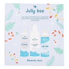 Набор уходовой косметики для лица Jully bee для жирной и комбинированной кожи лица